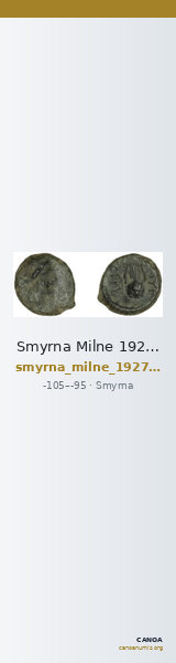 Smyrna Milne 1927 Period XIII K — CANOA