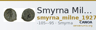 Smyrna Milne 1927 Period XIII K — CANOA