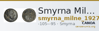 Smyrna Milne 1927 Period XIII M — CANOA