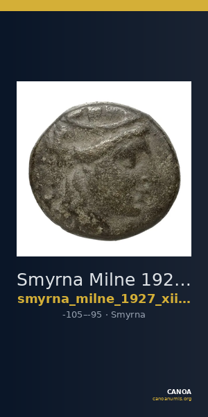 Smyrna Milne 1927 Period XIII N — CANOA