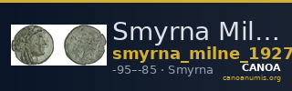 Smyrna Milne 1927 Period XIV J — CANOA