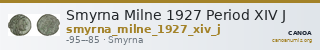 Smyrna Milne 1927 Period XIV J — CANOA
