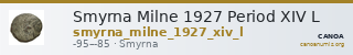 Smyrna Milne 1927 Period XIV L — CANOA