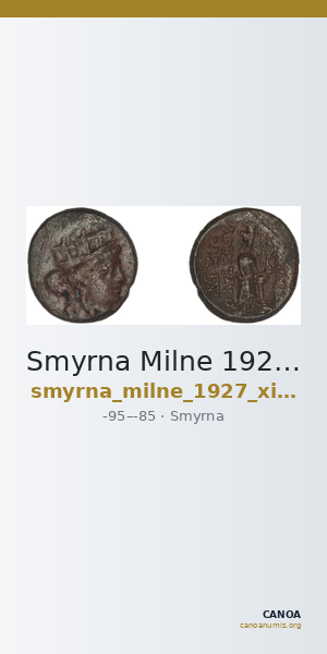 Smyrna Milne 1927 Period XIV M — CANOA