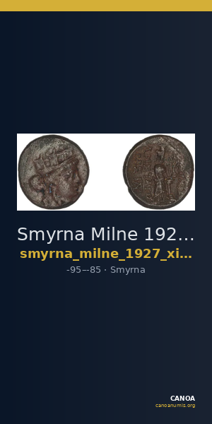 Smyrna Milne 1927 Period XIV M — CANOA