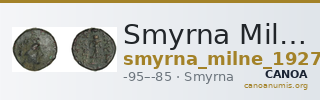 Smyrna Milne 1927 Period XIV N — CANOA