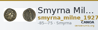 Smyrna Milne 1927 Period XV J — CANOA
