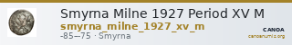 Smyrna Milne 1927 Period XV M — CANOA