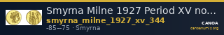 Smyrna Milne 1927 Period XV no. 344 — CANOA