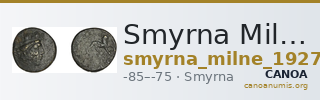 Smyrna Milne 1927 Period XV O — CANOA