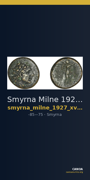 Smyrna Milne 1927 Period XV P — CANOA
