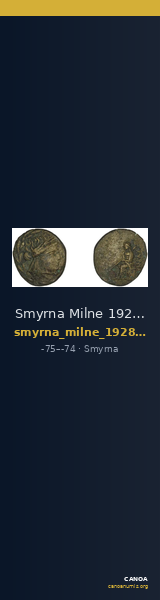 Smyrna Milne 1928 Period XVI J — CANOA