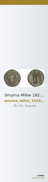 Smyrna Milne 1928 Period XVI M — CANOA