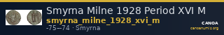 Smyrna Milne 1928 Period XVI M — CANOA