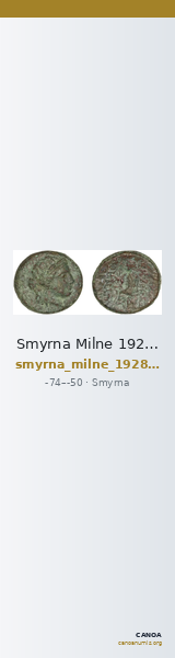 Smyrna Milne 1928 Period XVII J — CANOA