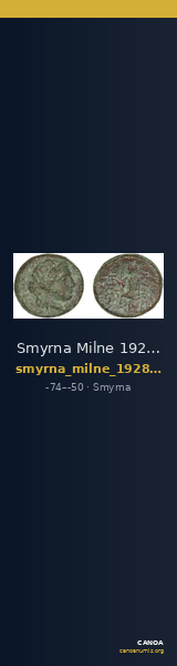 Smyrna Milne 1928 Period XVII J — CANOA