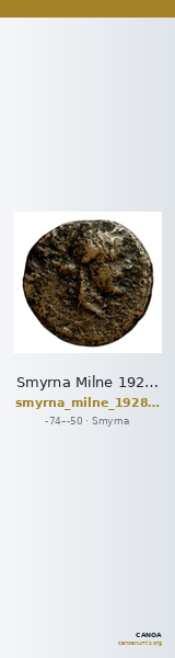 Smyrna Milne 1928 Period XVII K — CANOA