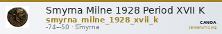 Smyrna Milne 1928 Period XVII K — CANOA