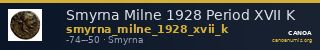 Smyrna Milne 1928 Period XVII K — CANOA