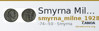 Smyrna Milne 1928 Period XVII L — CANOA