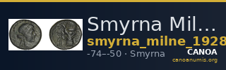 Smyrna Milne 1928 Period XVII L — CANOA