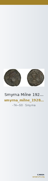 Smyrna Milne 1928 Period XVII N — CANOA