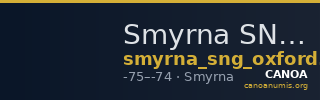Smyrna SNG Oxford 1652 — CANOA