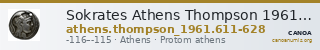 Sokrates Athens Thompson 1961 611-628 — CANOA