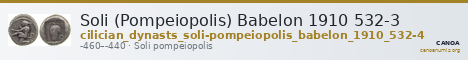 Soli (Pompeiopolis) Babelon 1910 532-3 — CANOA