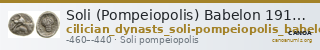 Soli (Pompeiopolis) Babelon 1910 534 — CANOA