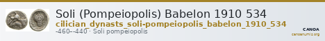 Soli (Pompeiopolis) Babelon 1910 534 — CANOA