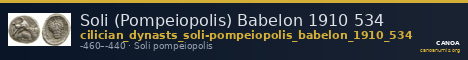 Soli (Pompeiopolis) Babelon 1910 534 — CANOA