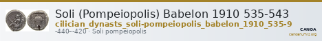Soli (Pompeiopolis) Babelon 1910 535-543 — CANOA