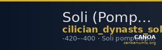 Soli (Pompeiopolis) Babelon 1910 541-3 — CANOA