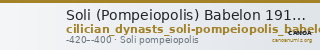 Soli (Pompeiopolis) Babelon 1910 541-3 — CANOA