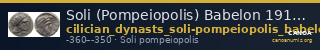 Soli (Pompeiopolis) Babelon 1910 563-6 — CANOA