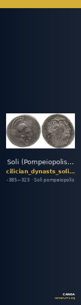 Soli (Pompeiopolis) BMC Soli 28-33 — CANOA