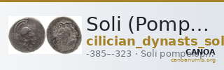 Soli (Pompeiopolis) BMC Soli 28-33 — CANOA