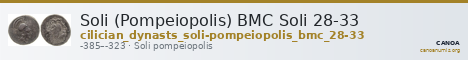Soli (Pompeiopolis) BMC Soli 28-33 — CANOA