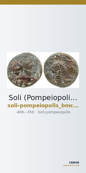 Soli (Pompeiopolis) BMC Soli 34 — CANOA