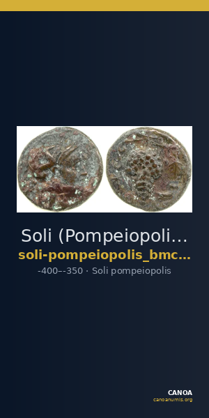 Soli (Pompeiopolis) BMC Soli 34 — CANOA