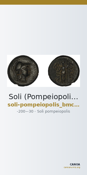 Soli (Pompeiopolis) BMC Soli 37-8 — CANOA