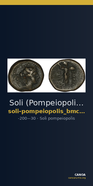 Soli (Pompeiopolis) BMC Soli 39-40 — CANOA