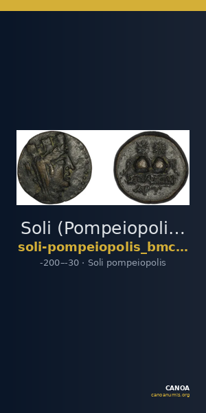 Soli (Pompeiopolis) BMC Soli 42-44 — CANOA