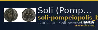 Soli (Pompeiopolis) BMC Soli 42-44 — CANOA