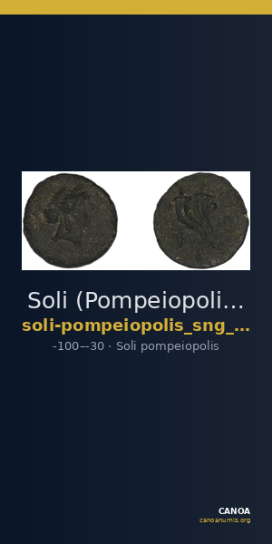 Soli (Pompeiopolis) SNG Copenhagen Soli 242 — CANOA
