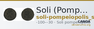 Soli (Pompeiopolis) SNG Copenhagen Soli 242 — CANOA