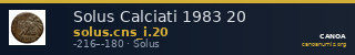 Solus Calciati 1983 20 — CANOA