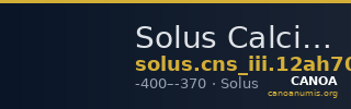 Solus Calciati 1987 12AH70-13H73 — CANOA