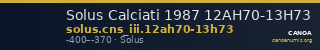 Solus Calciati 1987 12AH70-13H73 — CANOA
